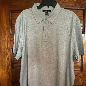 Michael Kors XXL heather grey polo shirt
